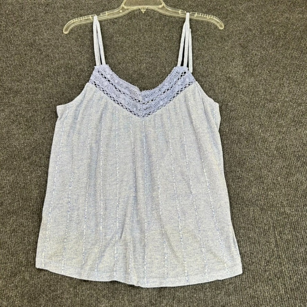 ONEILL Womens XL Camisole Tank Sleeveless Adjustable Straps‎ Boho Beach Lavendar